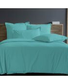 Housse de couette 100% Percale de Coton céladon