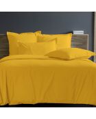 Housse de couette 100% Percale de Coton safran