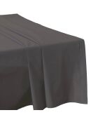Drap plat 100% Percale de Coton taupe