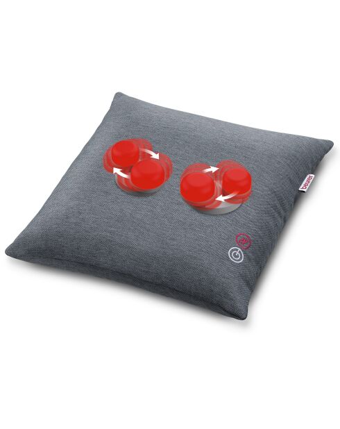 Coussin de massage shiatsu gris