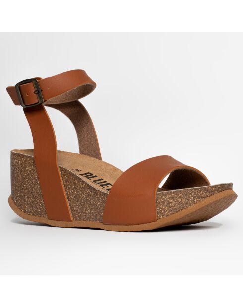 Sandales Ellie camel - Talon 7 cm