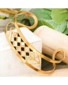 Modamia Armreif aus vergoldetem Stahl