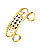 Modamia Armreif aus vergoldetem Stahl