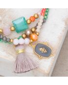 Bracelet Margo en Acier argenté/multicolore