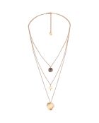 Lugsby halsketting van roségoud verguld staal