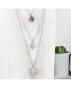 Collier Lugsby en Acier argenté