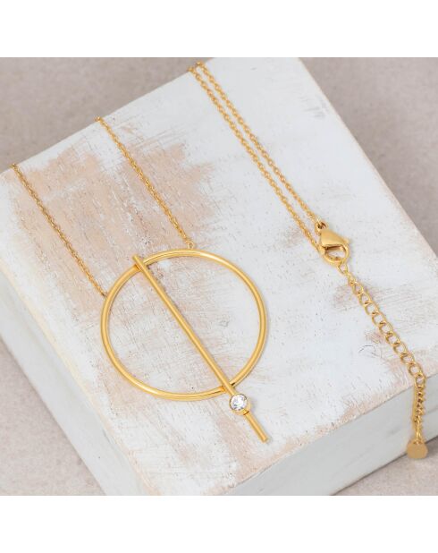 Sautoir Jupiter en Acier doré