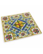 6 manteles individuales Costiera multicolores - 37x37 cm