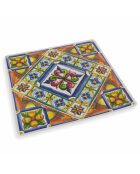 6 manteles individuales Costiera multicolores - 37x37 cm