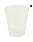 6 transparente Cancun Wassergläser - 330 ml