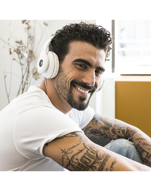 Auricolare Bluetooth Magnussen H1 bianco opaco