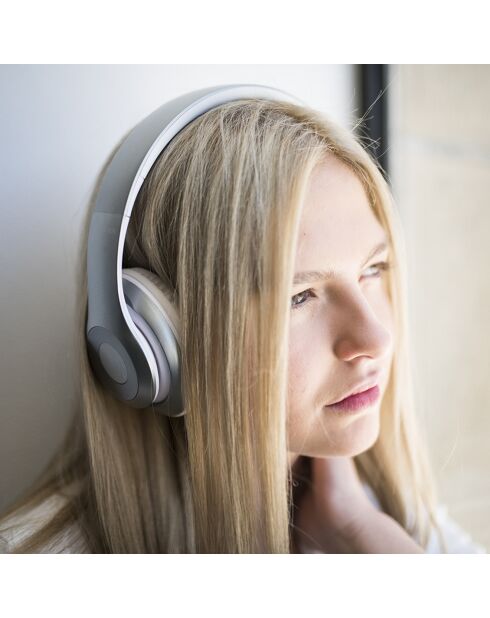 Casque Bluetooth Magnussen H2 argenté