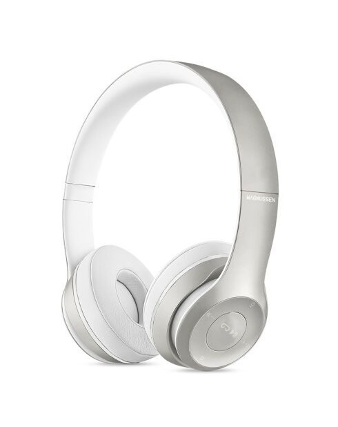 Cuffie Bluetooth Magnussen H2 argentate