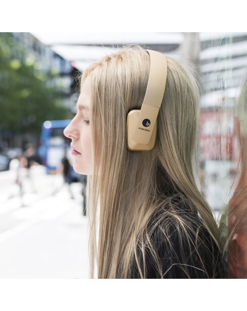 Casque Bluetooth Magnussen H4 doré