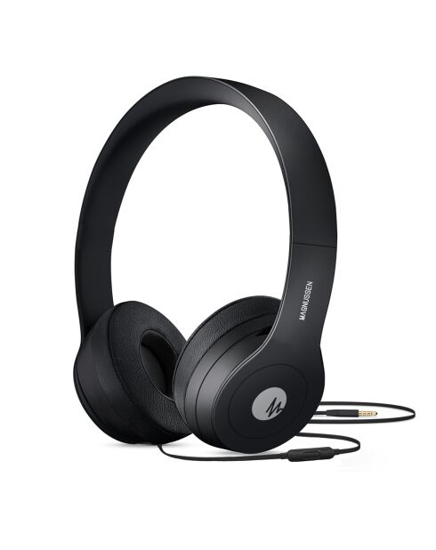 Casque audio avec câble Magnussen W1 noir brillant