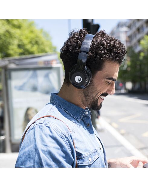 Casque audio avec câble Magnussen W1 noir brillant