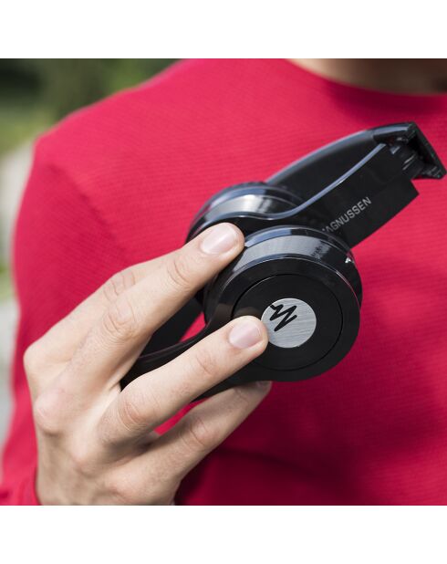 Casque audio avec câble Magnussen W1 noir brillant