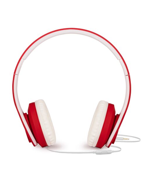Casque audio avec câble New Magnussen W1 rouge mat