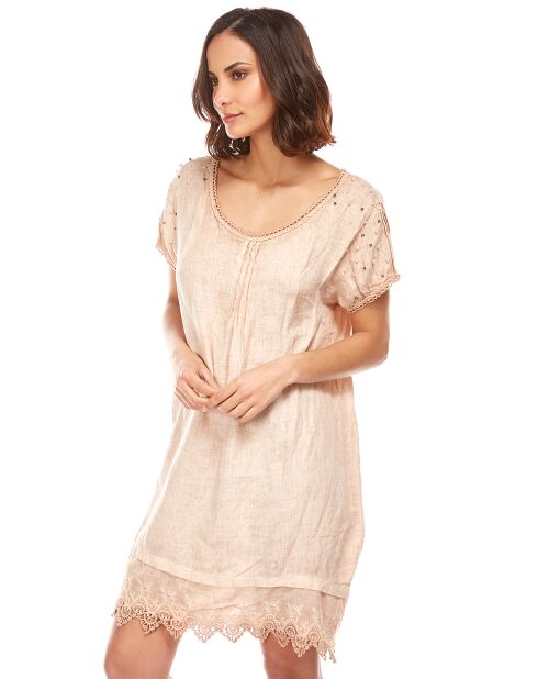 Robe 100% Lin Jakarta rose