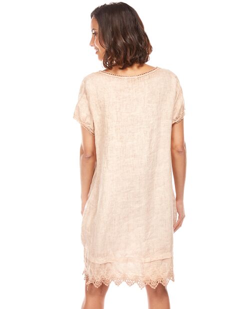 Robe 100% Lin Jakarta rose