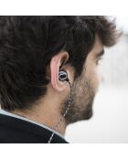 Auricolare sportivo Bluetooth Magnussen M4 nero/argento