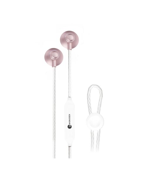Oreillette de sport Bluetooth Magnussen M6 rose/doré