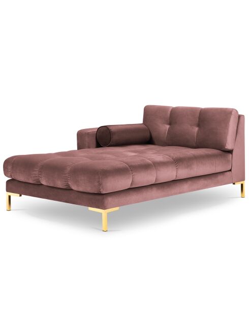 Bali roze fluweel linkermeridiaan - 185x102x78cm