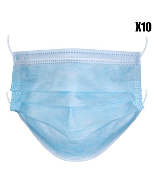 10 Masques protecteurs pour le nez et la bouche