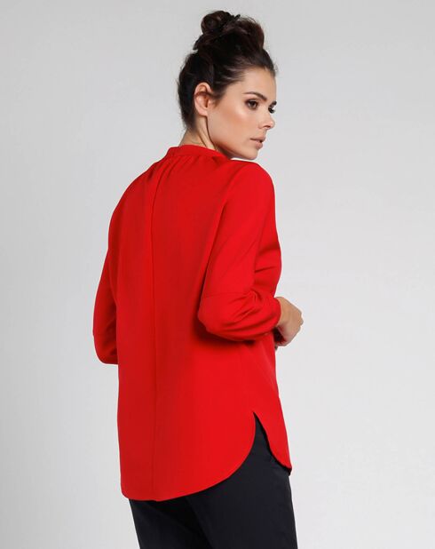 Blouse Elma rouge