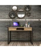 Bureau Ogene pin noir - 115x55x77cm