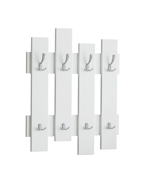Porte-manteau mural Wave blanc - 64x79x4cm