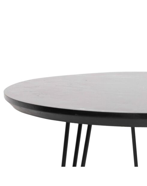 3 Tables Gigognes Siyah gris/noir