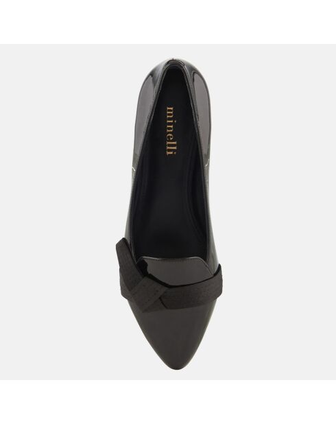 Ballerines en Cuir verni Serena noires