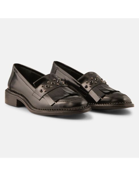 Mocassins en Cuir Gigi noirs