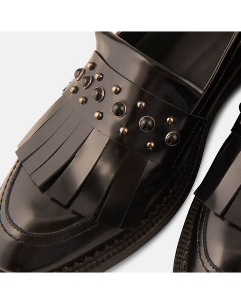 Mocassins en Cuir Gigi noirs
