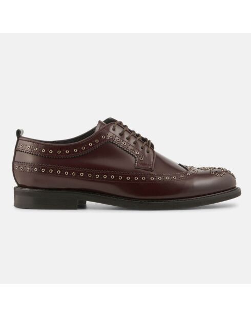 Derbies en Cuir Lidia bordeaux