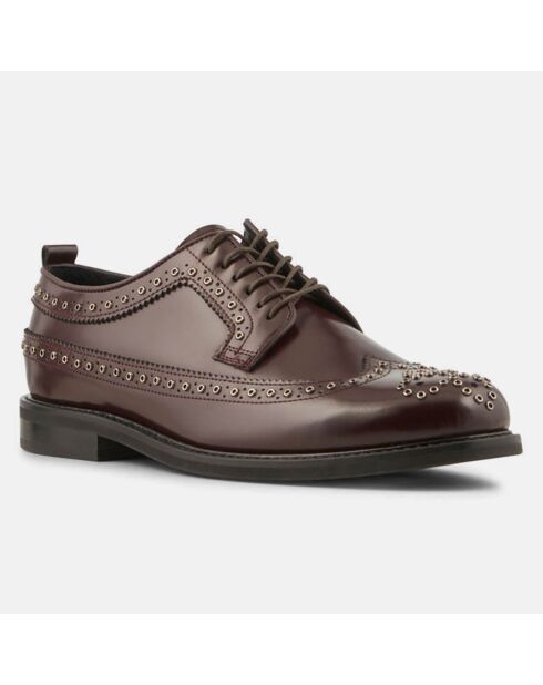 Derbies en Cuir Lidia bordeaux