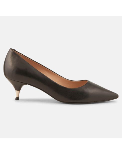 Escarpins  en Cuir Vera noirs - Talon 5 cm