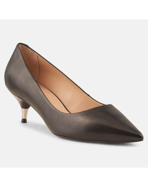 Escarpins  en Cuir Vera noirs - Talon 5 cm