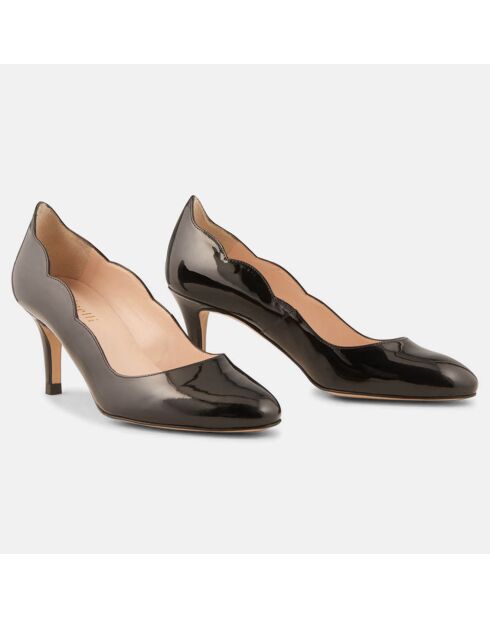 Escarpins en Cuir Elo noirs - Talon 6 cm