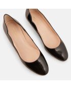 Escarpins en Cuir Elo noirs - Talon 6 cm