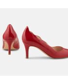 Escarpins en Cuir Elo rouges - Talon 6 cm