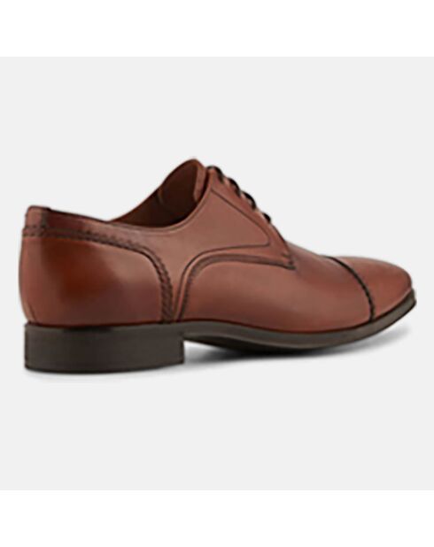 Derbies en Cuir Pierre cognac