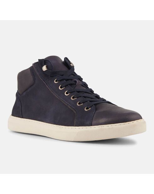 Sneakers en Cuir Alex marine