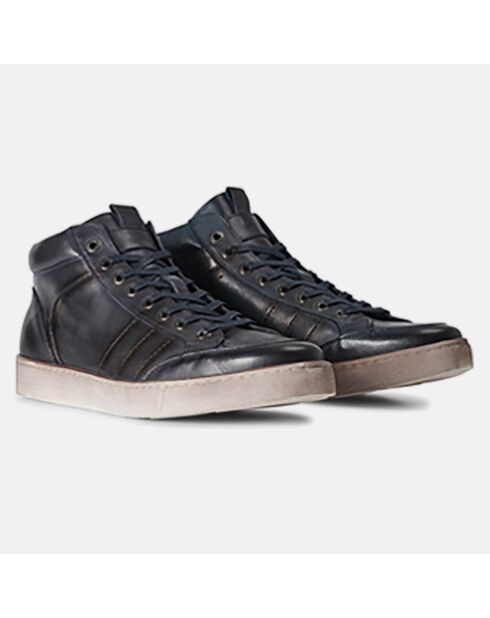 Sneakers en Cuir Alexis marine
