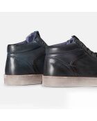 Sneakers en Cuir Alexis marine