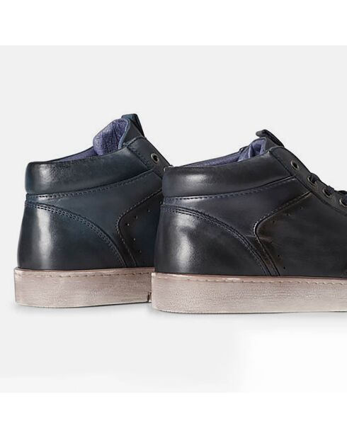 Sneakers en Cuir Alexis marine