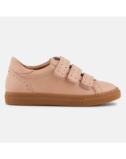 Sneakers en Cuir Théa poudre
