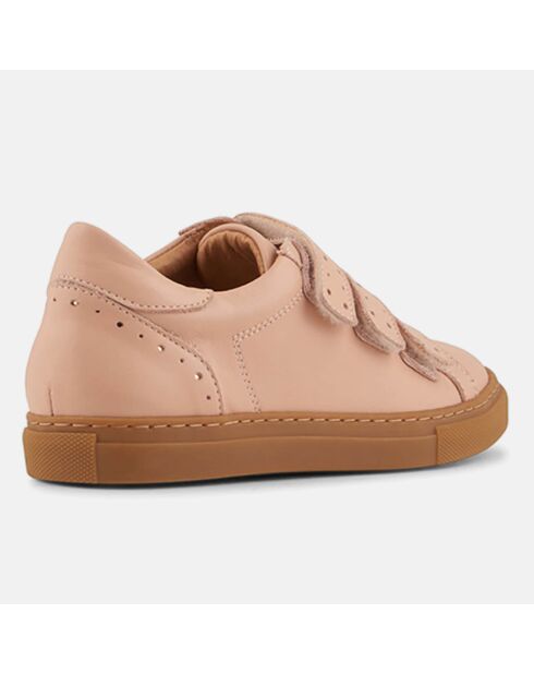 Sneakers en Cuir Théa poudre