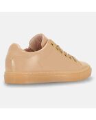 Sneakers en Cuir Betty poudre